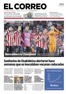 DURO ADIÓS A LA CHAMPIONS