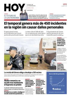 LA CRECIDA DEL GÉVORA OBLIGA A DESALOJAR A 350 VECINOS