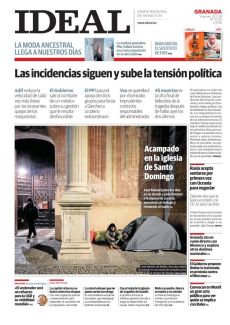 ACAMPADO EN LA IGLESIA DE SANTO DOMINGO