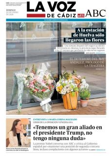A LA ESTACIÓN DE HUELVA SÓLO LLEGARON LAS FLORES