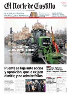 LOS TRACTORES PARALIZAN VALLADOLID