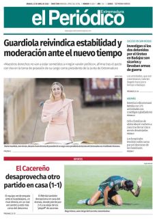 GUARDIOLA REIVINDICA ESTABILIDAD Y MODERACIÓN ANTE EL NUEVO TIEMPO
