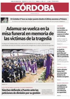 ADAMUZ SE VUELCA EN LA MISA FUNERAL EN MEMORIA DE LAS VÍCTIMAS DE LA TRAGEDIA