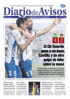 EL CD TENERIFE GANA A UN BUEN CASTILLA Y DA OTRO GOLPE DE LÍDER SOBRE LA MESA