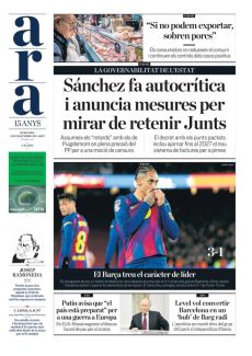 SÁNCHEZ FA AUTOCRÍTICA I ANUNCIA MESURES PER MIRAR DE RETENIR JUNTS