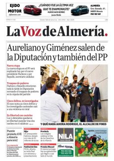 AURELIANO Y GIMÉNEZ SALEN DE LA DIPUTACIÓN Y TAMBIÉN DEL PP