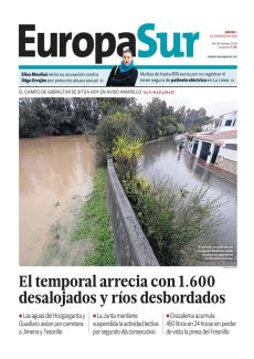 EL TEMPORAL ARRECIA CON 1.600 DESALOJADOS Y RÍOS DESBORDADOS