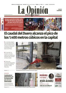 EL CAUDAL DEL DUERO ALCANZA EL PICO DE LOS 1.400 METROS CÚBICOS EN LA CAPITAL