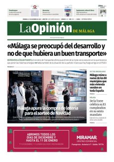 MÁLAGA APURA LA COMPRA DE LOTERÍA PARA EL SORTEO DE NAVIDAD